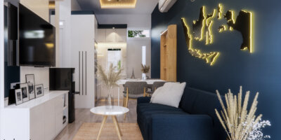 inspirasi desain ruang keluarga scandinavian