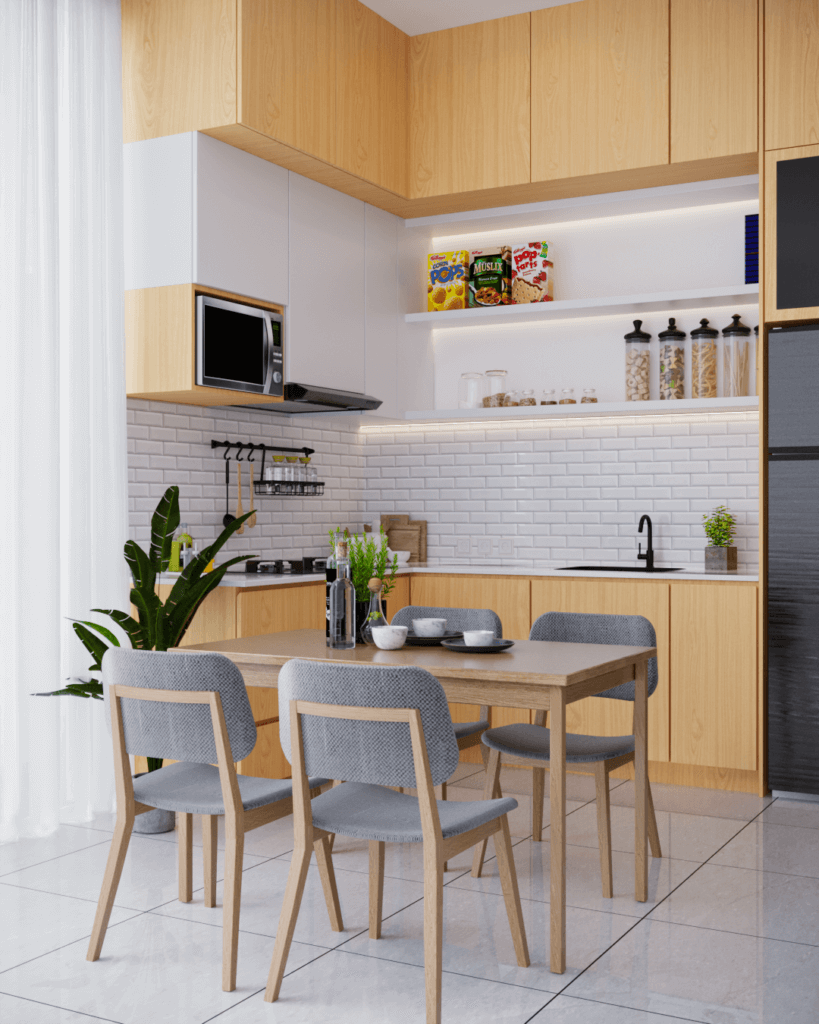 dapur dan ruang makan minimalis
