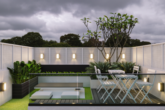 desain rooftop minimalis natural semarang jawa tengah