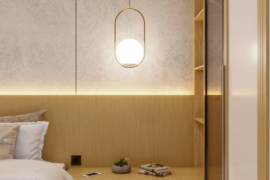 desain interior kamar tidur gaya minimalis kontemporer jakarta barat