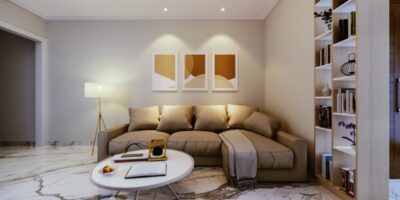 ruang tamu ruang keluarga modern minimalis bogor