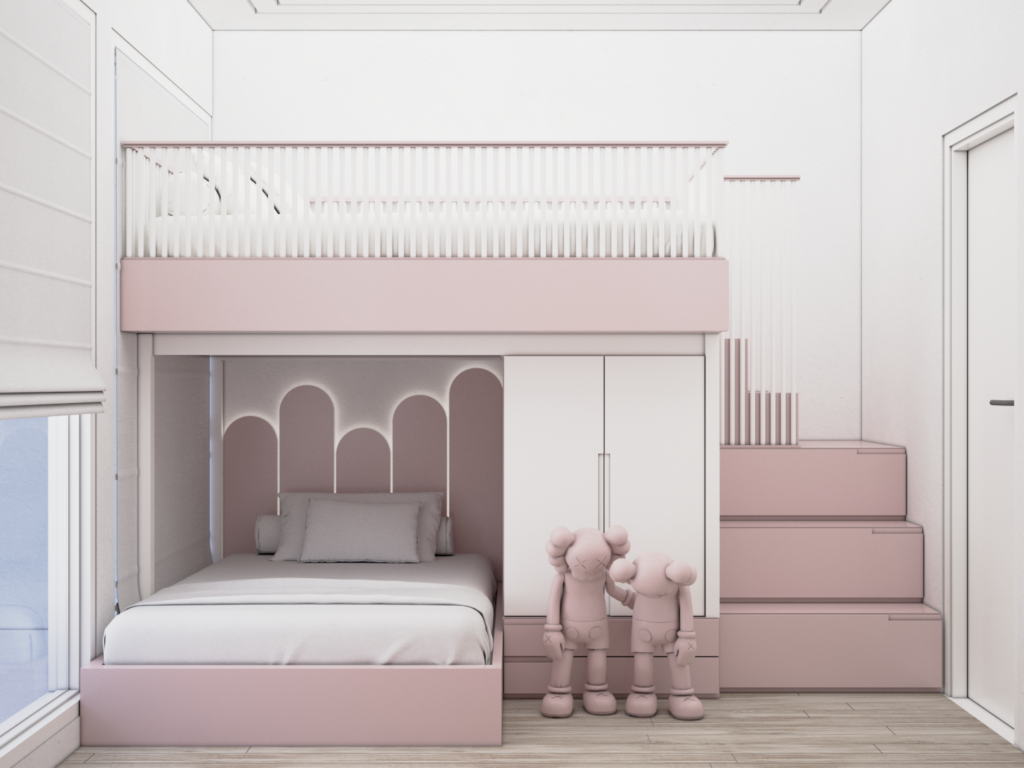 interior kamar tidur anak gaya minimalis modern