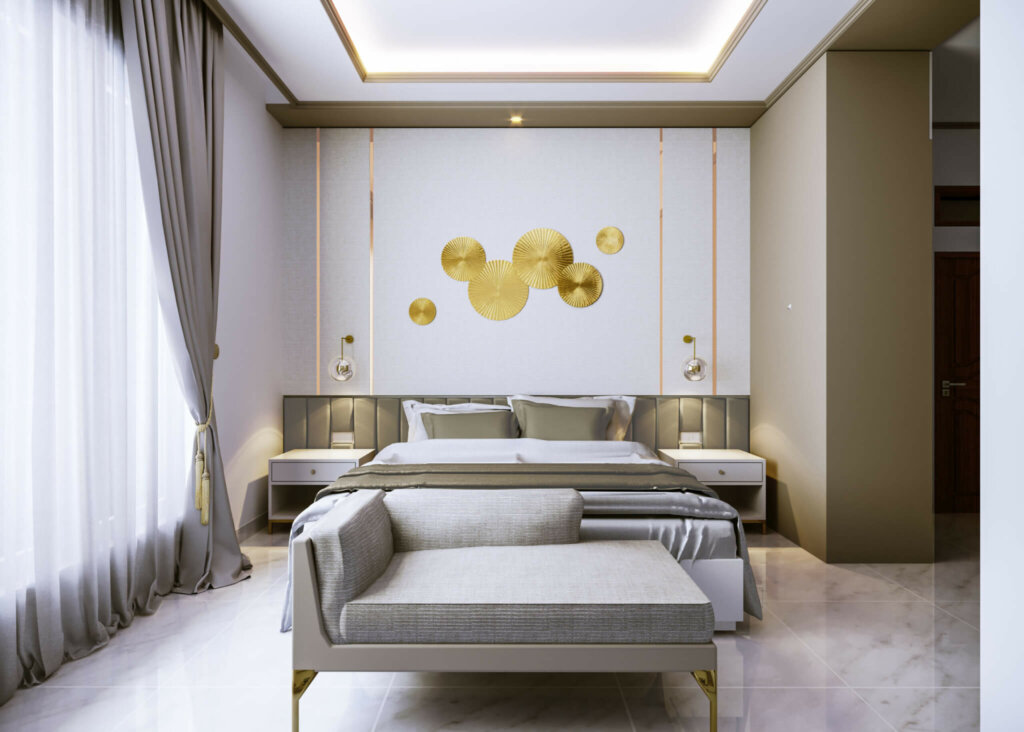 interior kamar tidur minimalis modern