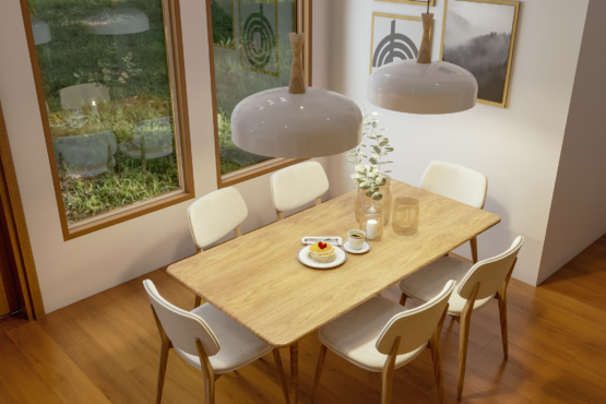 ruang makan modern minimalis