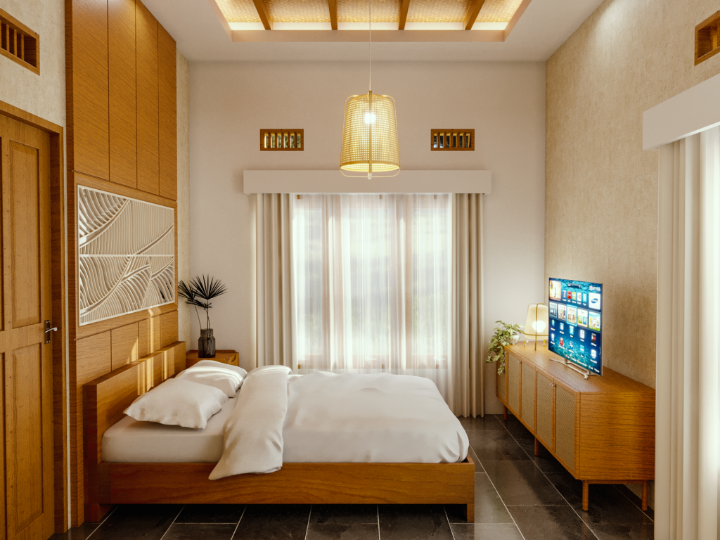 model plafon kamar tidur unik gaya tradisional bali