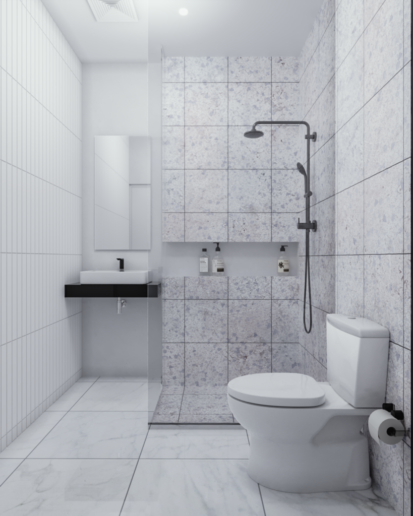 kamar mandi bergaya modern minimalis