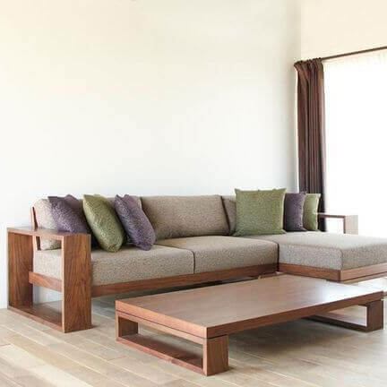 desain sofa leter L