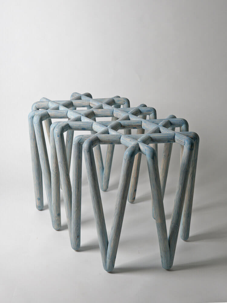 bangku panjang model loop stool