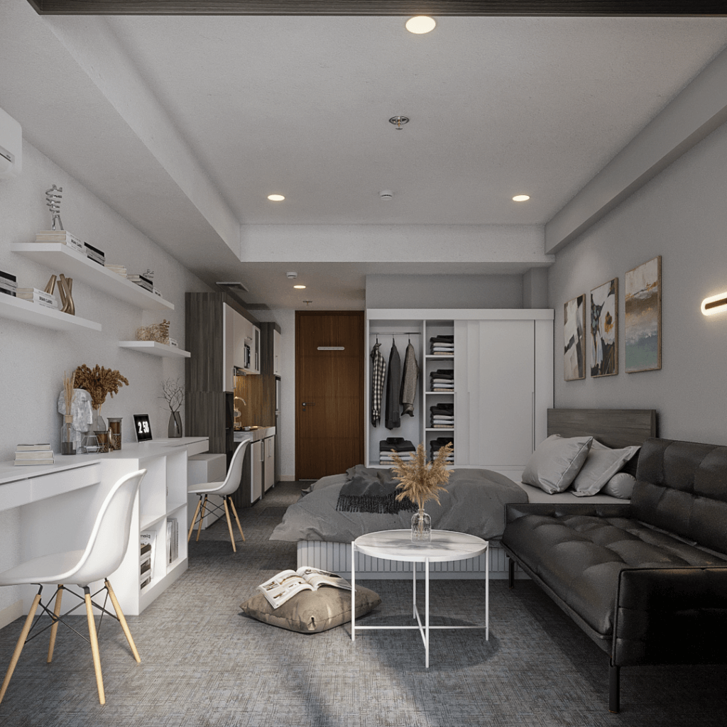 apartemen modern minimalis low budget