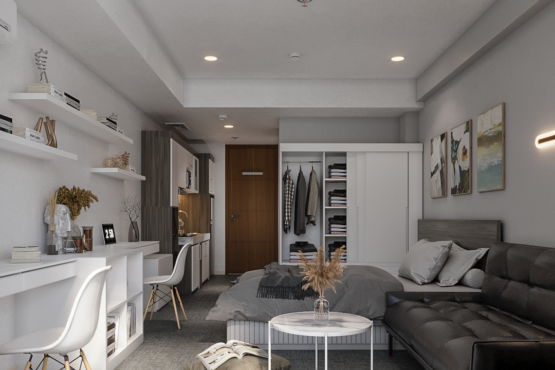 apartemen modern minimalis low budget