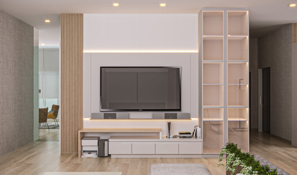 kabinet tv modern