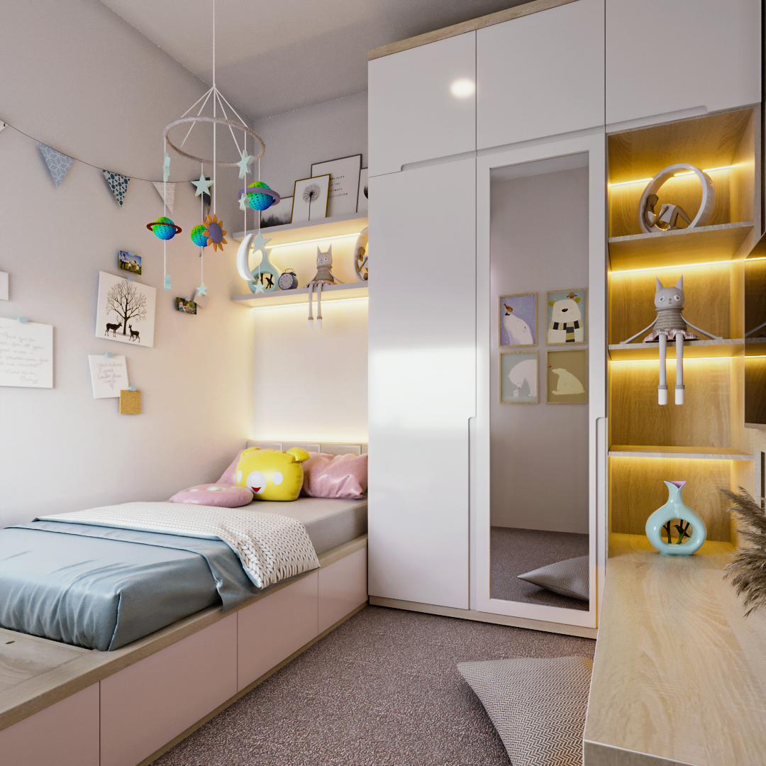 dekorasi kamar anak modern scandinavian