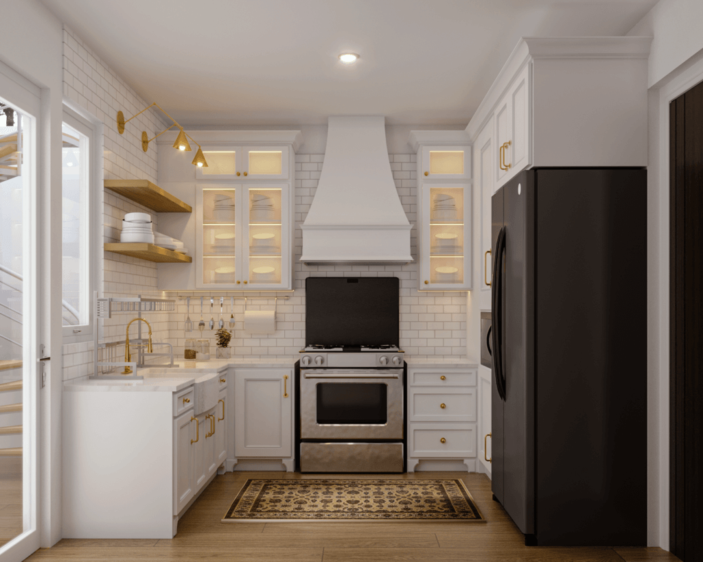 desain dapur bernuansa natural