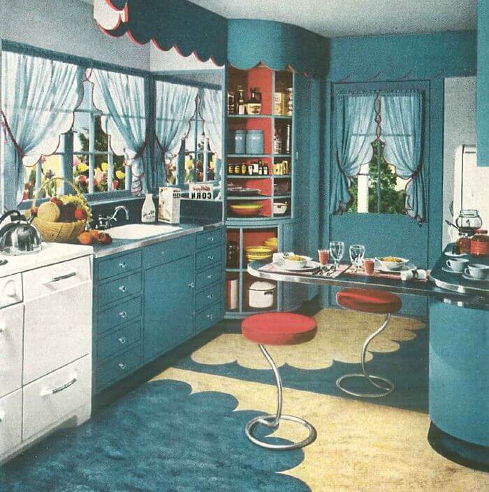 Dapur Biru Linolium 1940
