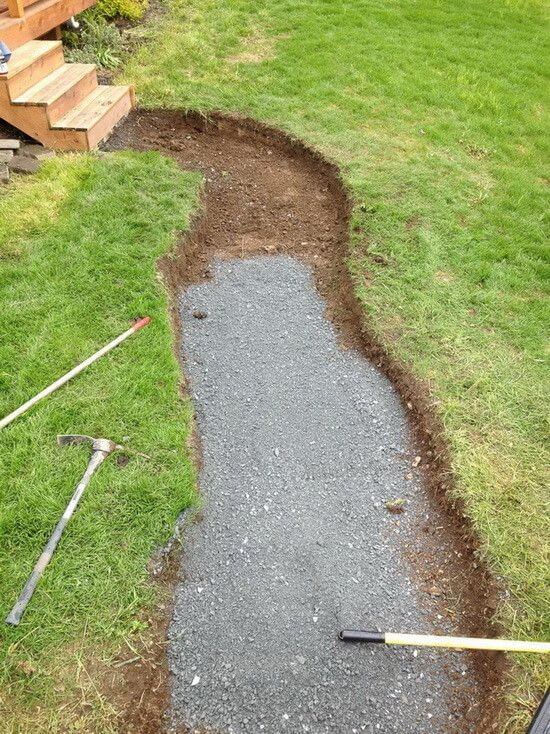 menggali tanah untuk jalan