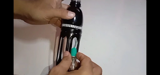 lampu hias dari botol bekas