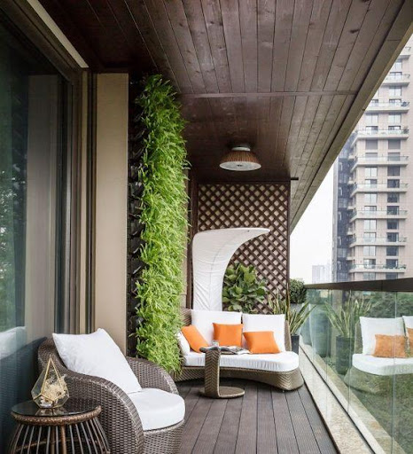 desain balkon Minimalis Modern