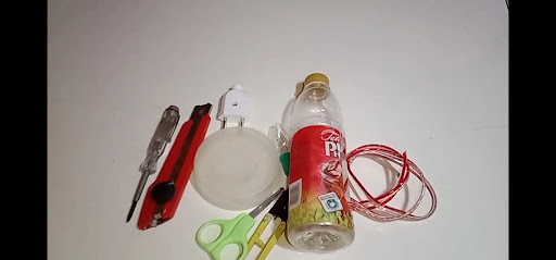 lampu hias dari botol bekas