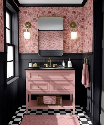 Wallpaper Dinding Pink