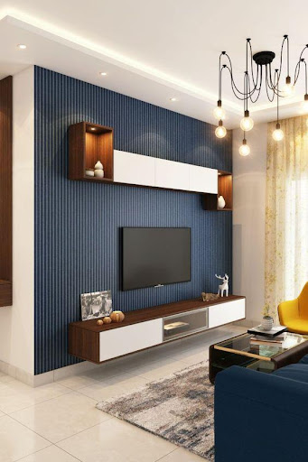 dekorasi ruang tv sempit