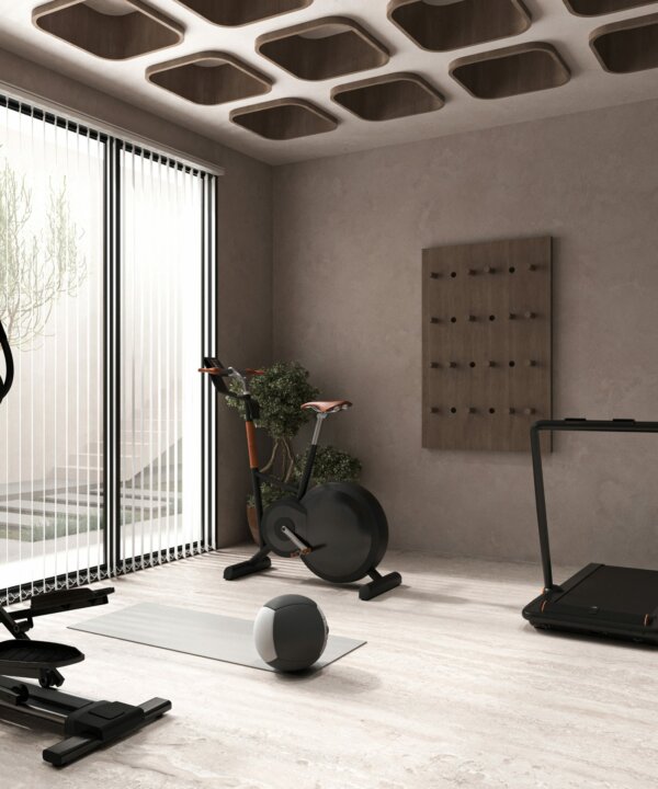 Desain Gym di Rumah Modern - Sinar Mas Land
